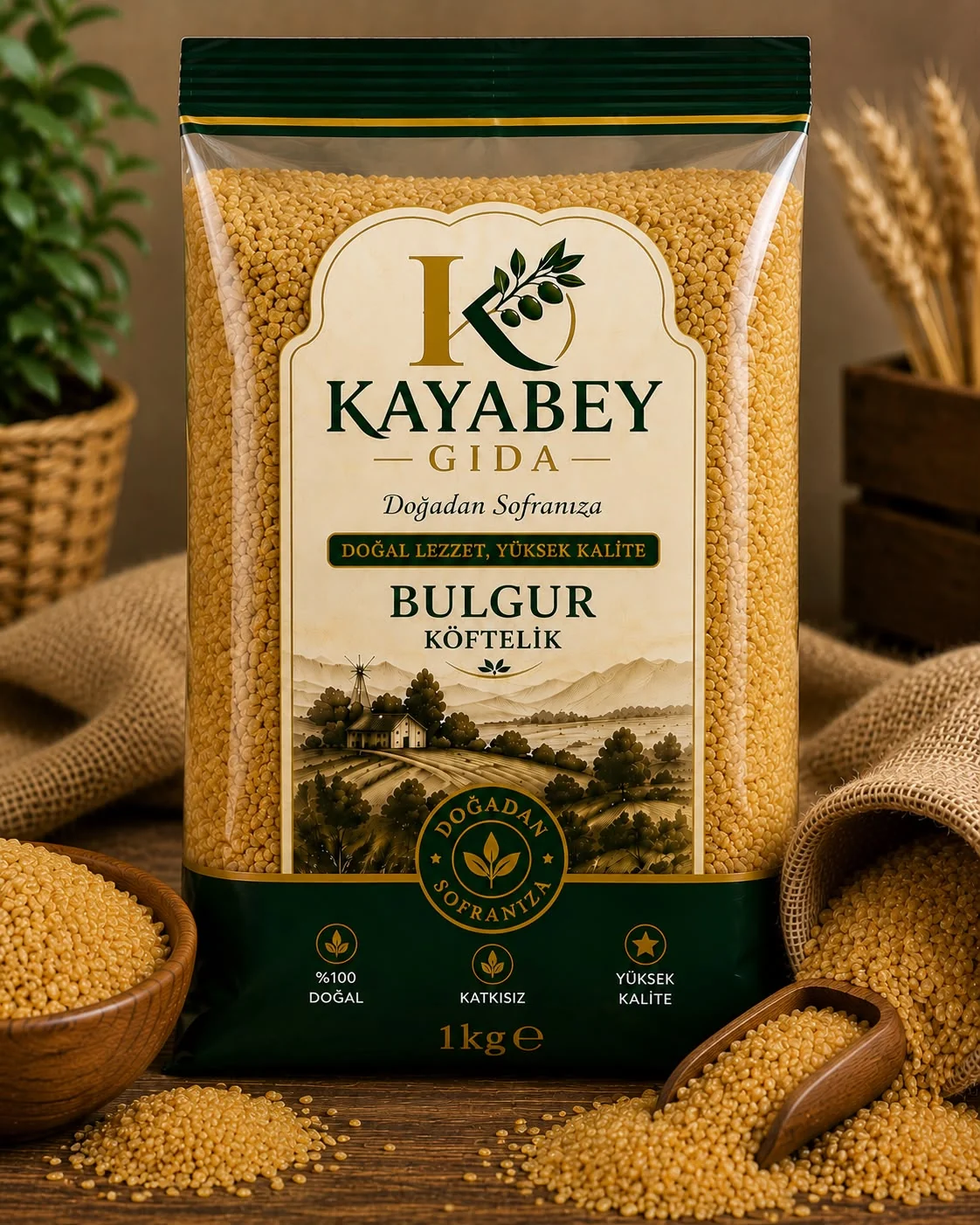 Köftelik Bulgur 1 kg